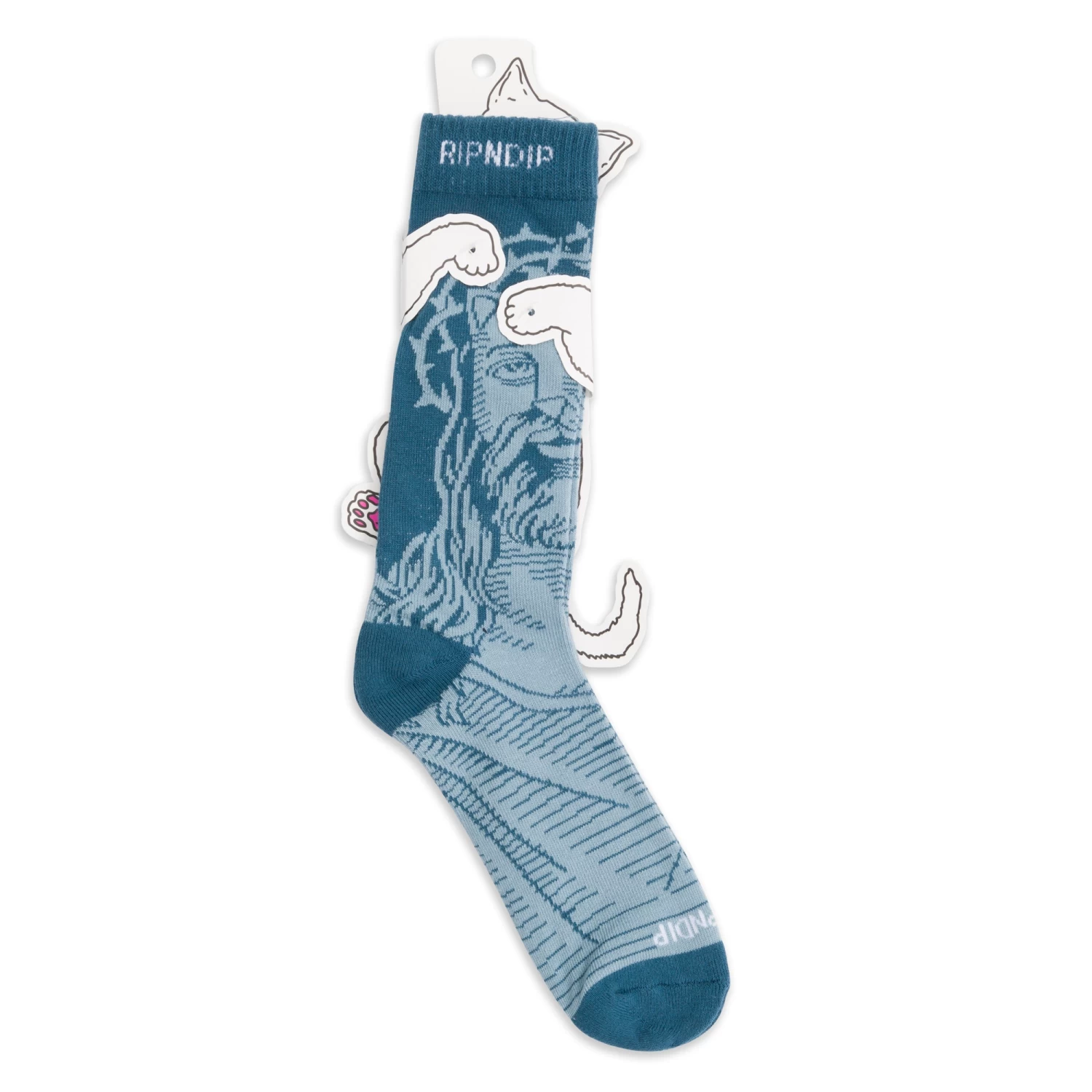 RIPNDIP Lord Savior Nerm Socks (Navy) 4 RIPNDIP Lord Savior Nerm Socks (Navy) - Image 4