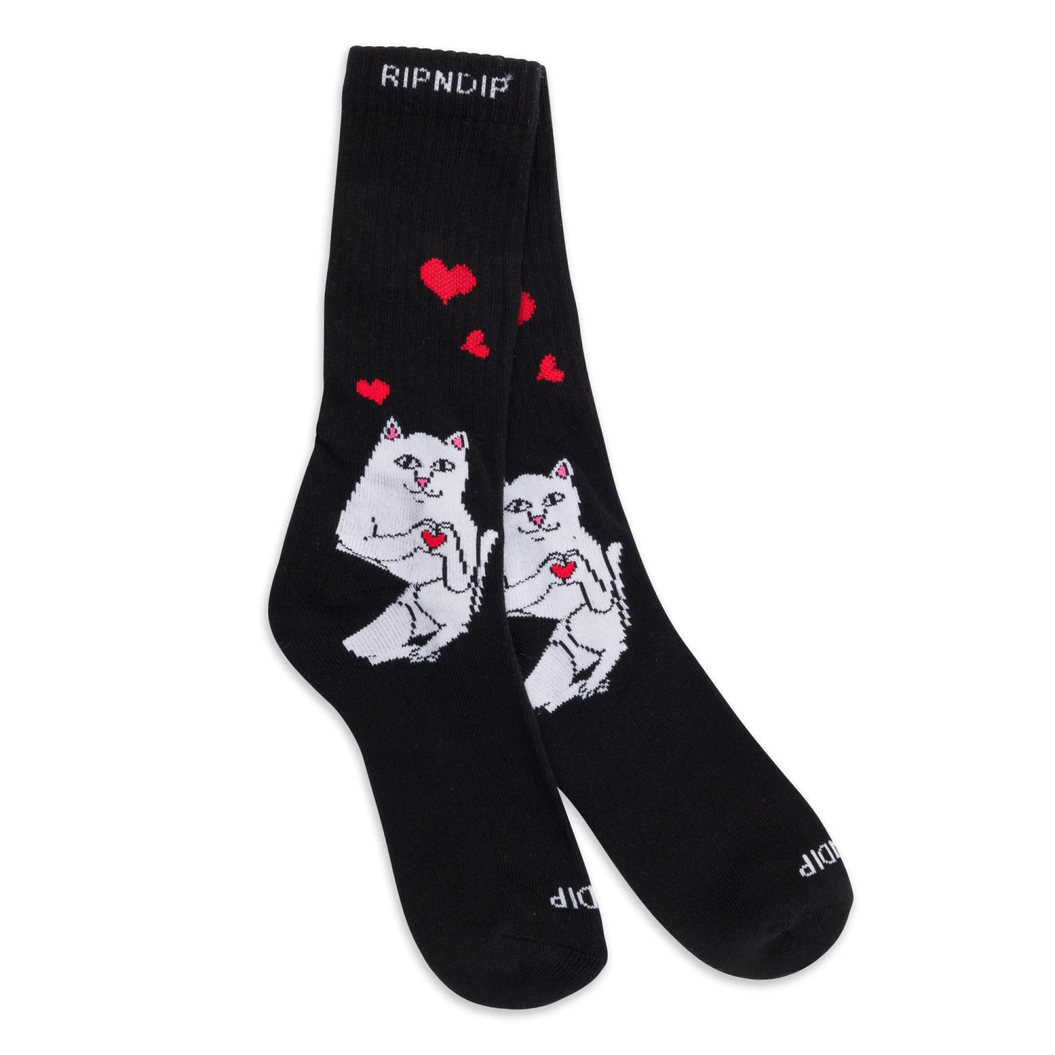 RIPNDIP Nermal Loves Socks (Black) 2 RIPNDIP Nermal Loves Socks (Black) - Image 2