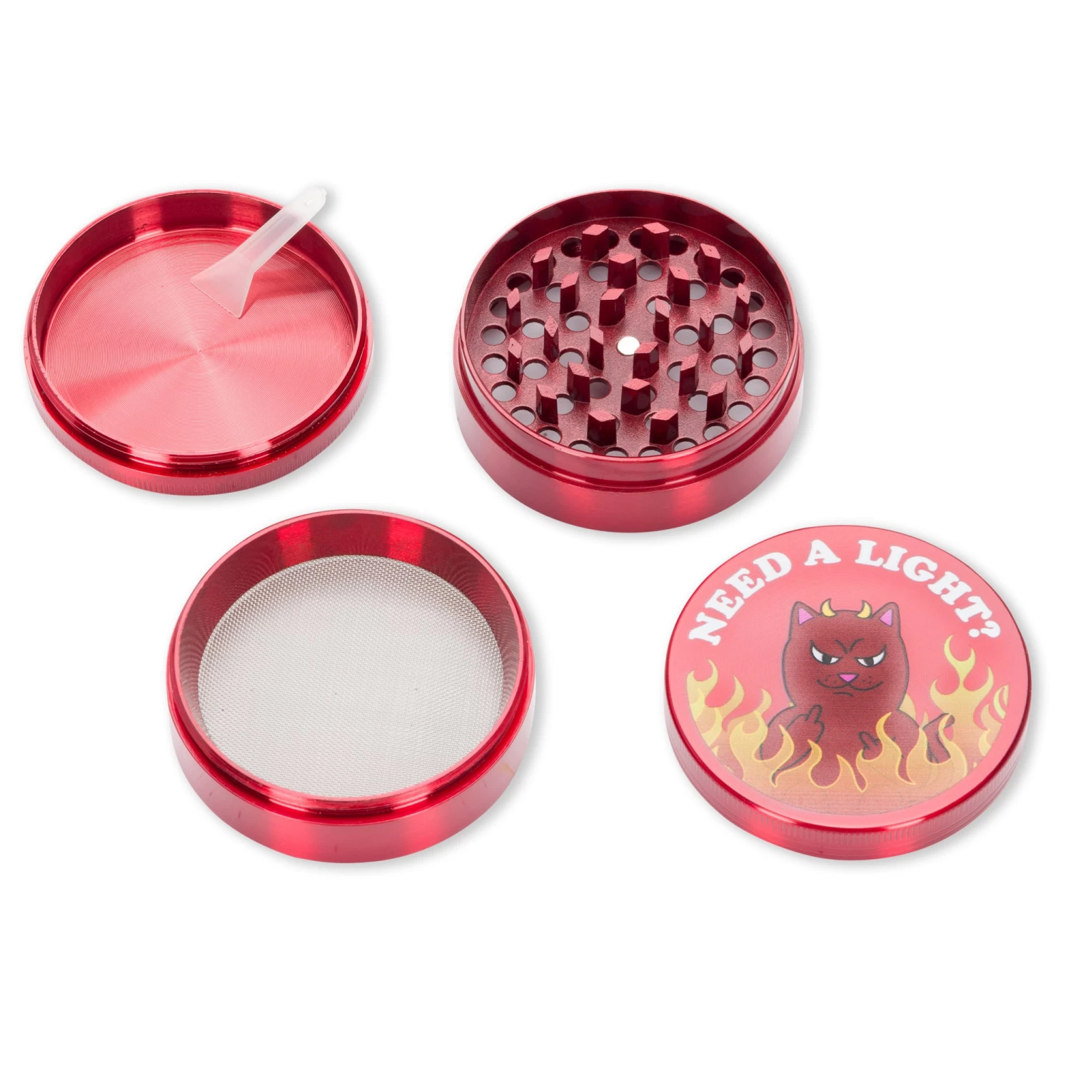 RIPNDIP Welcome To Heck Grinder (Red) 2 RIPNDIP Welcome To Heck Grinder (Red) - Image 2