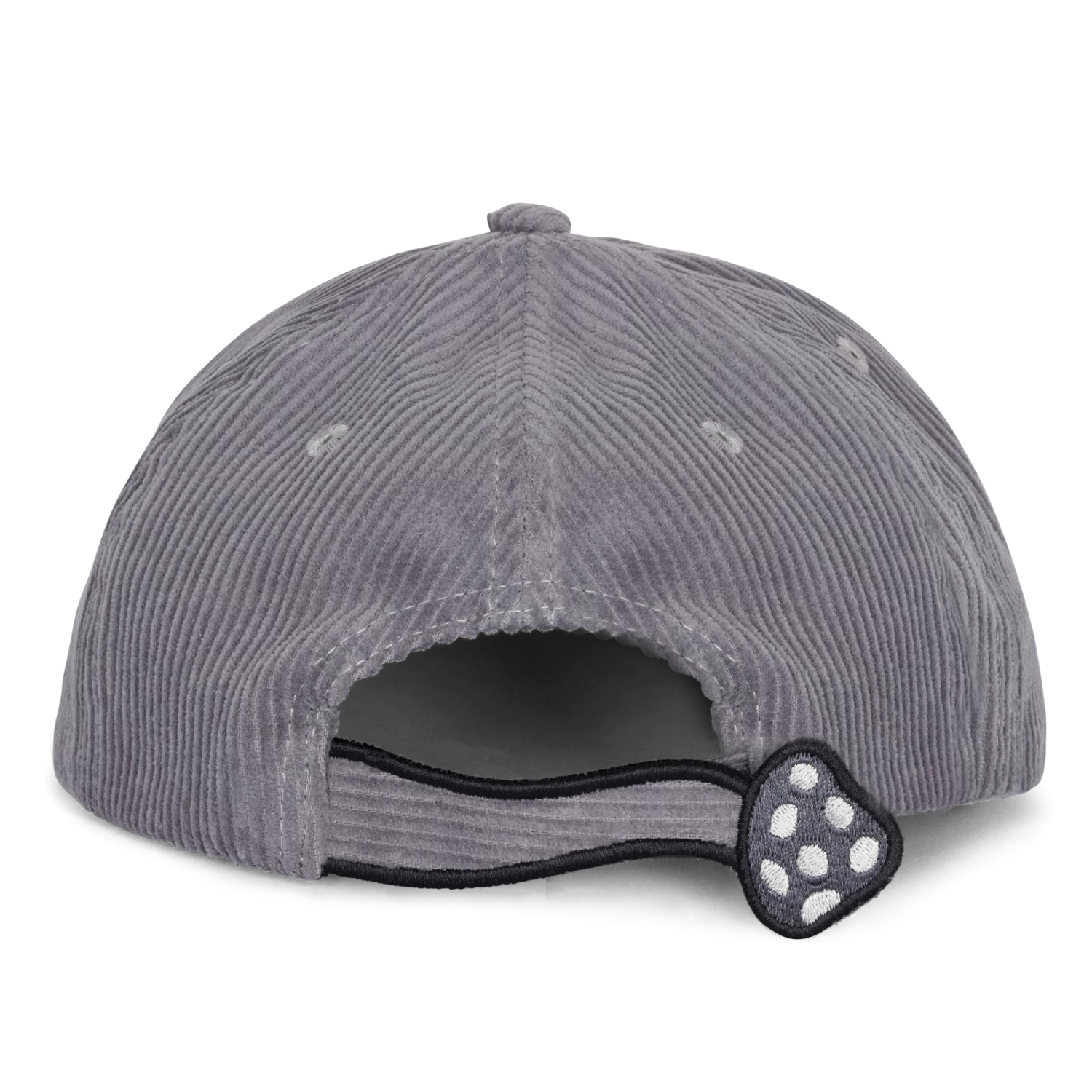 RIPNDIP Toadstool Corduroy Velcro 6 Panel Hat (Grey) 4 RIPNDIP Toadstool Corduroy Velcro 6 Panel Hat (Grey) - Image 4