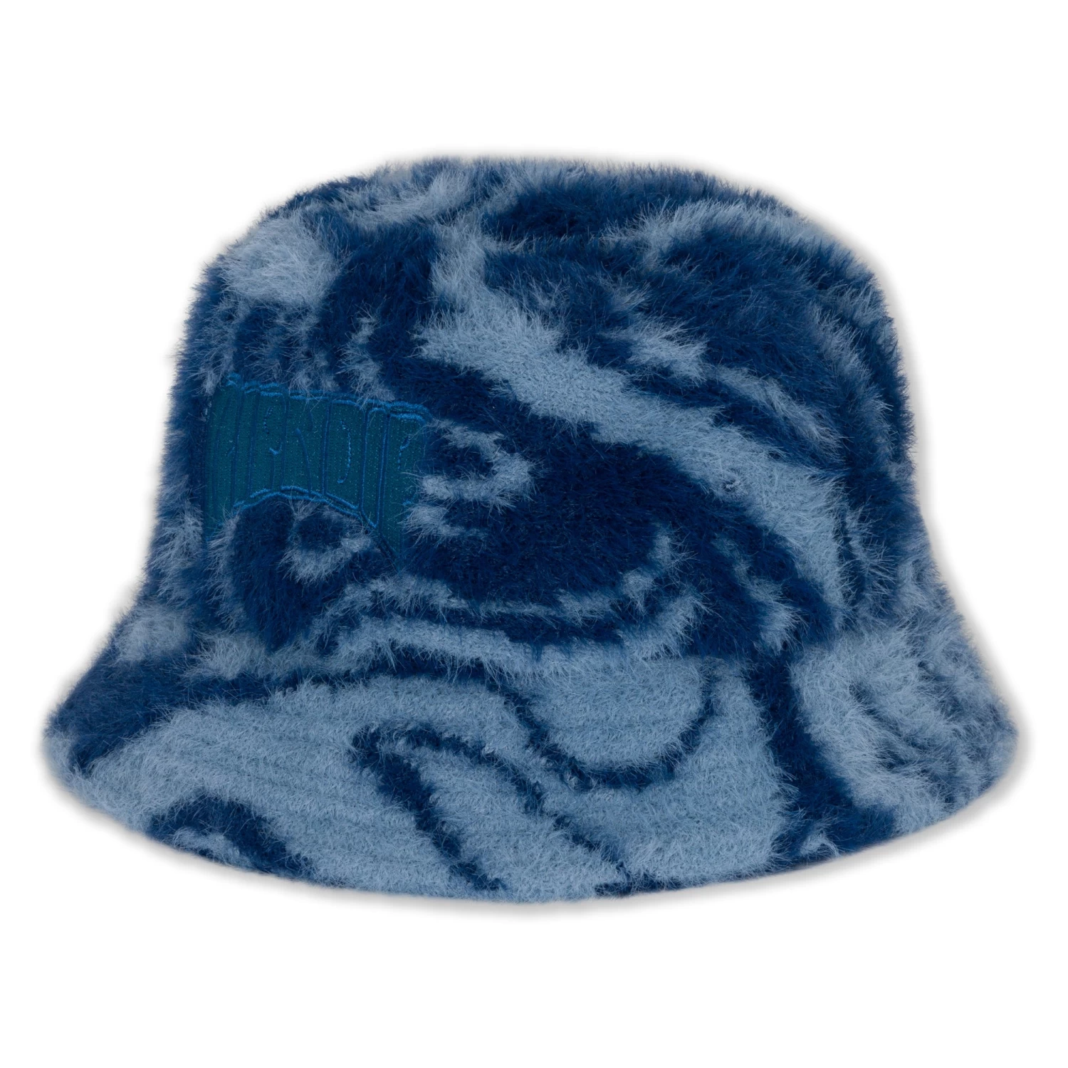RIPNDIP Psychedelic Faux Mohair Bucket Hat (Dark Slate) 3 RIPNDIP Psychedelic Faux Mohair Bucket Hat (Dark Slate) - Image 3
