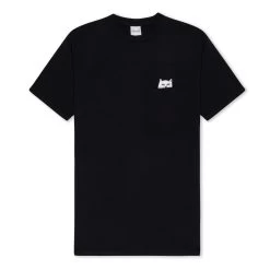 RIPNDIP Lord Nermal Peace Pocket Tee (Black)