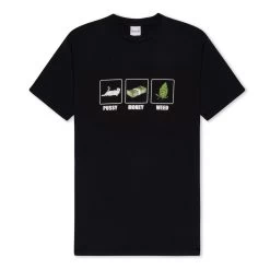 RIPNDIP Pu$$y, Money, Weed Tee (Black)