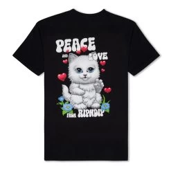 Peace Love Ripndip Tee (Black)