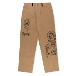 RIPNDIP Mother Mary Pants (Tan)
