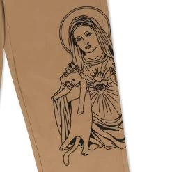 RIPNDIP Mother Mary Pants (Tan) -Urban Fashion Shop IMG 2546