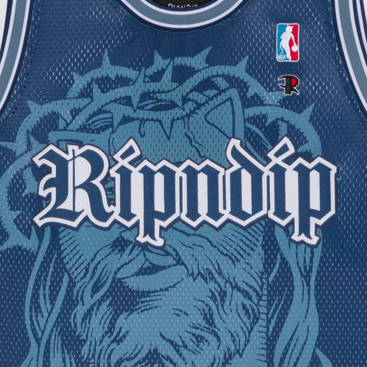 RIPNDIP Lord Savior Nerm Basketball Jersey (Navy) 4 RIPNDIP Lord Savior Nerm Basketball Jersey (Navy) - Image 4