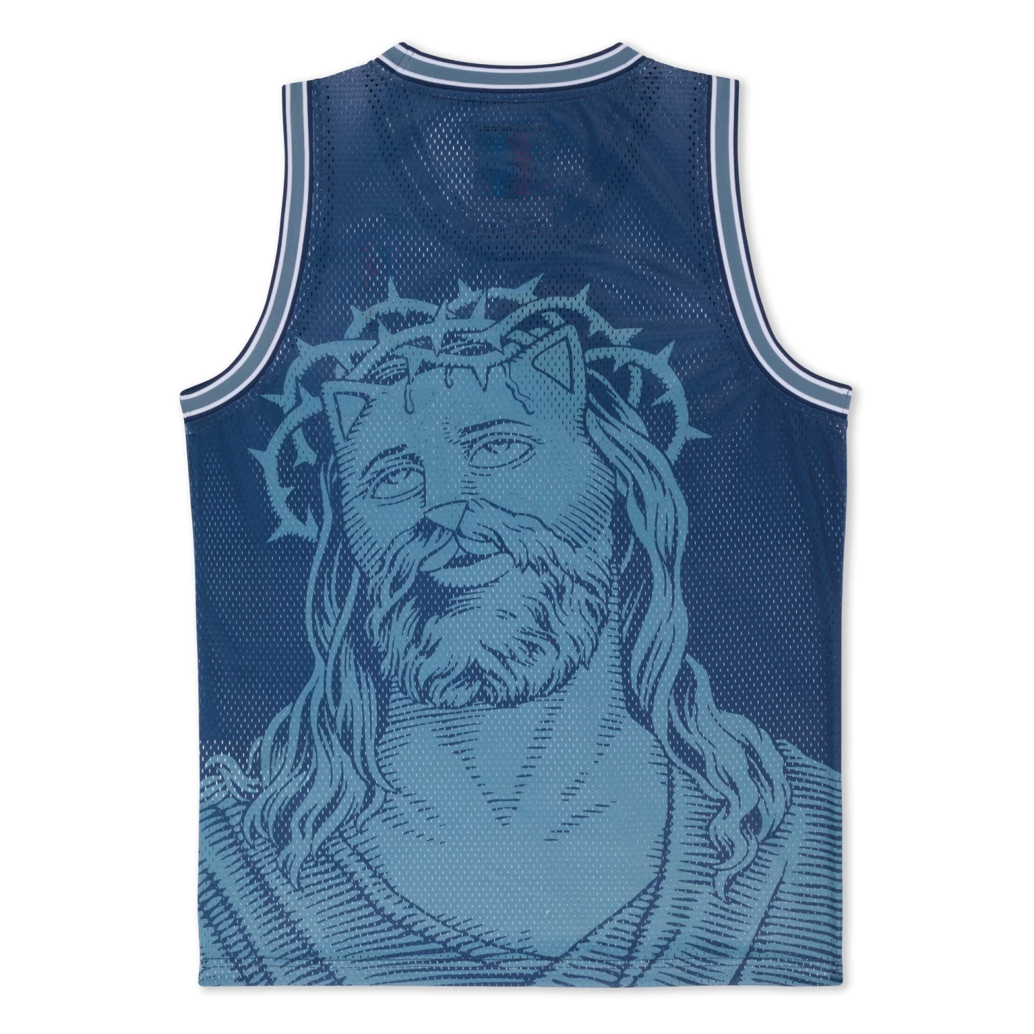 RIPNDIP Lord Savior Nerm Basketball Jersey (Navy) 3 RIPNDIP Lord Savior Nerm Basketball Jersey (Navy) - Image 3