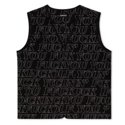 RIPNDIP Fuckin Fuck Quilted Vest (Black)