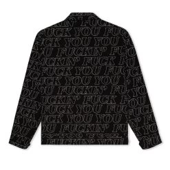 RIPNDIP Fuckin Fuck Quilted Work Jacket (Black) -Urban Fashion Shop IMG 2617