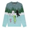 RIPNDIP Skating With Friends Knit Sweater (Light Blue)