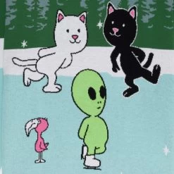 RIPNDIP Skating With Friends Knit Sweater (Light Blue) -Urban Fashion Shop IMG 2621