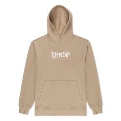 Ripndip Rubber Logo Hoodie (Sand)