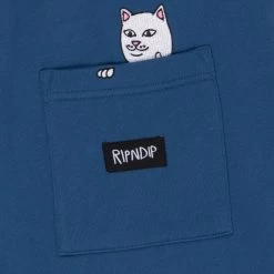 RIPNDIP Peek A Nerm Sweatshorts (Pacific Blue) -Urban Fashion Shop IMG 2662