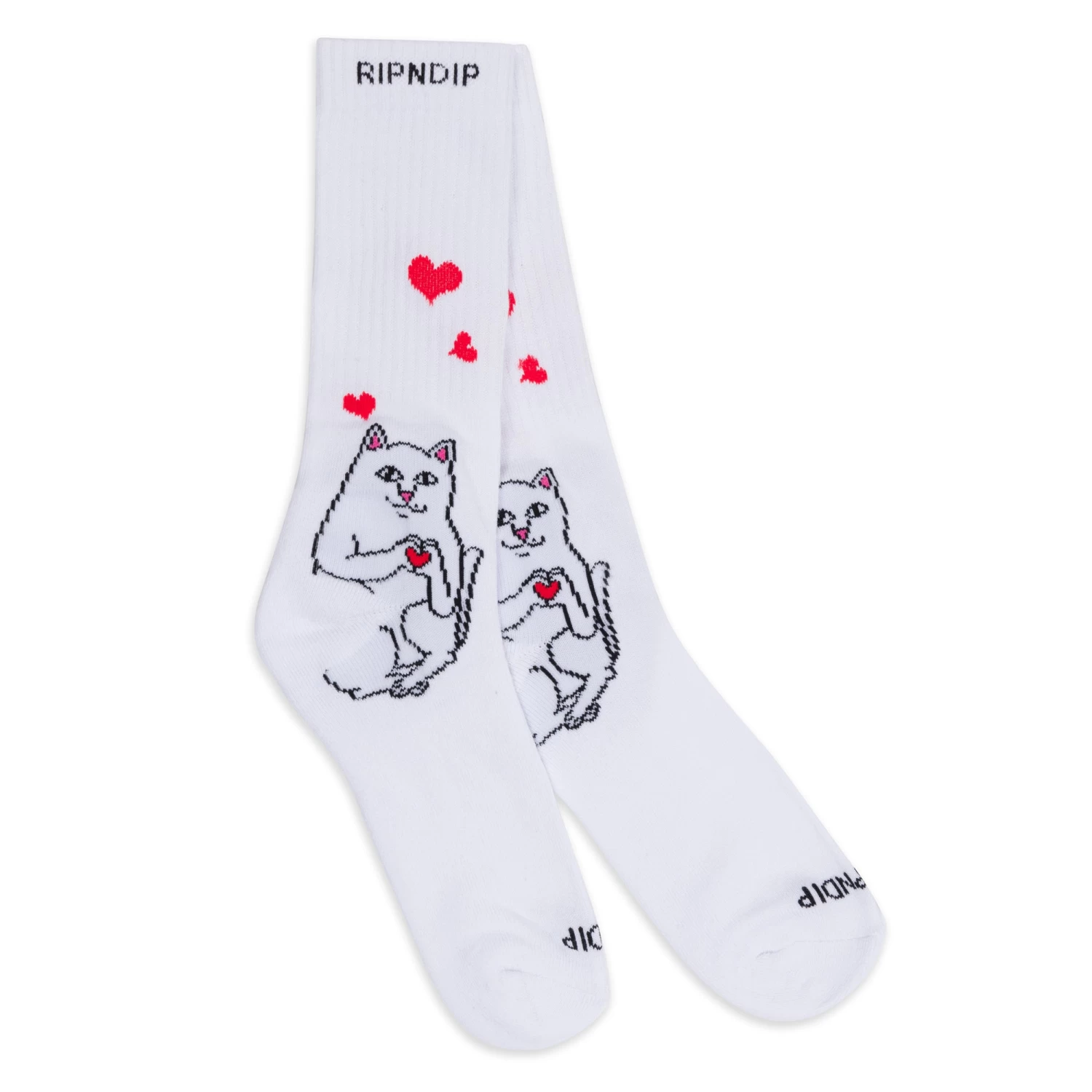 RIPNDIP Nermal Loves Socks (White) 2 RIPNDIP Nermal Loves Socks (White) - Image 2
