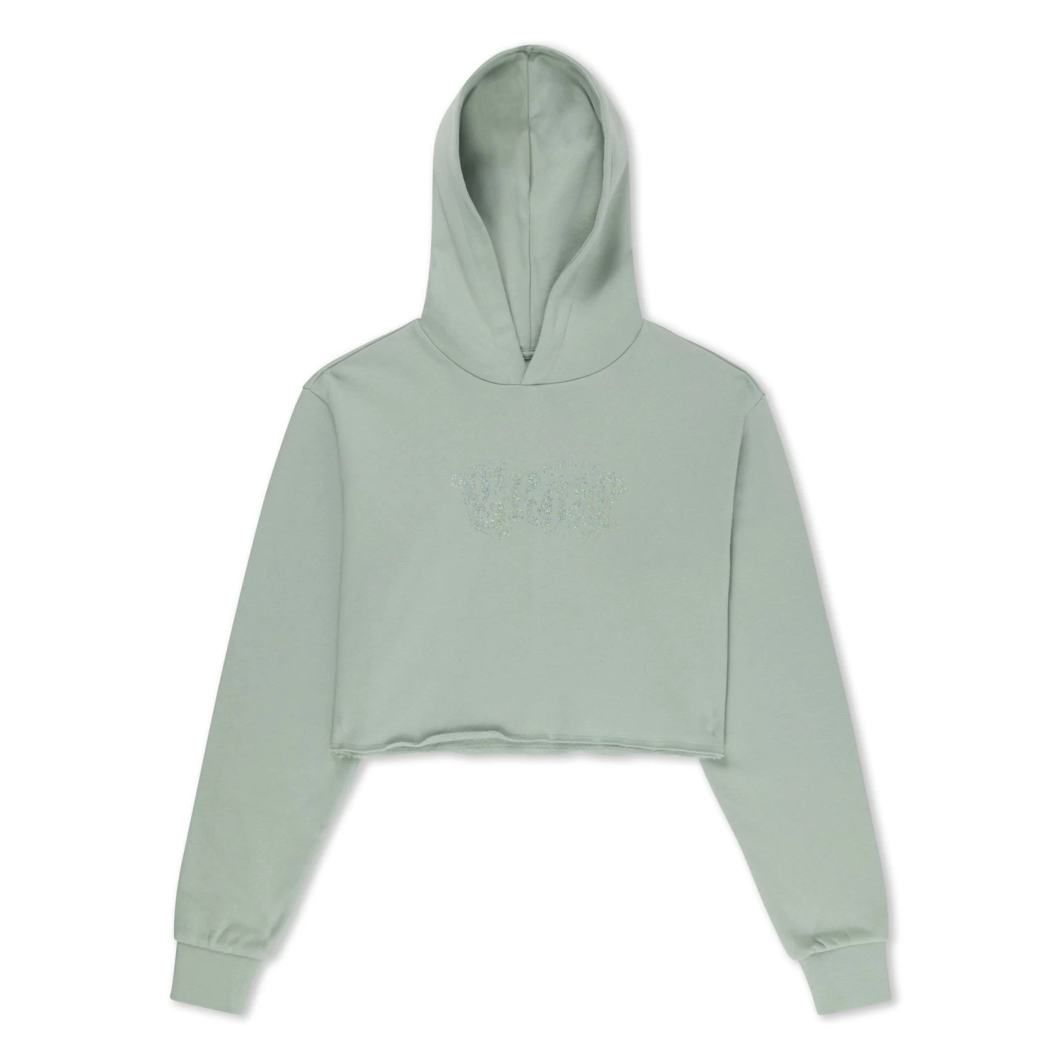 RIPNDIP Angels Cropped Hoodie (Sage Grey) 1 RIPNDIP Angels Cropped Hoodie (Sage Grey)