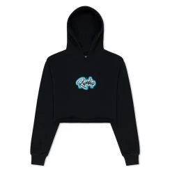 RIPNDIP In Loving Memory Cropped Hoodie (Black)