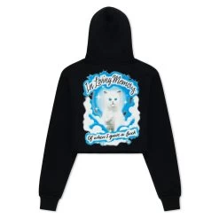 RIPNDIP In Loving Memory Cropped Hoodie (Black) -Urban Fashion Shop IMG 2682