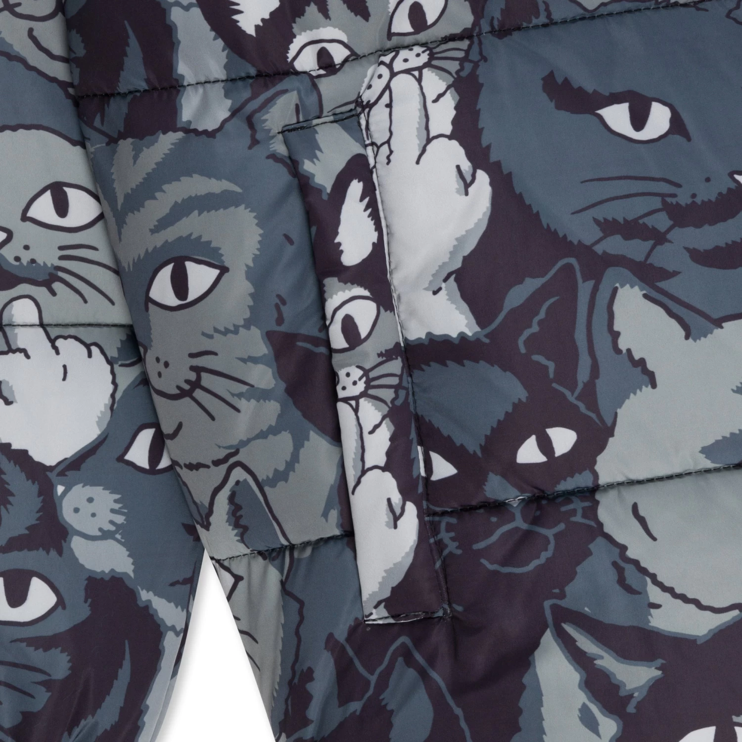 RIPNDIP Family Tree Puffer Jacket (Black) 7 RIPNDIP Family Tree Puffer Jacket (Black) - Image 7