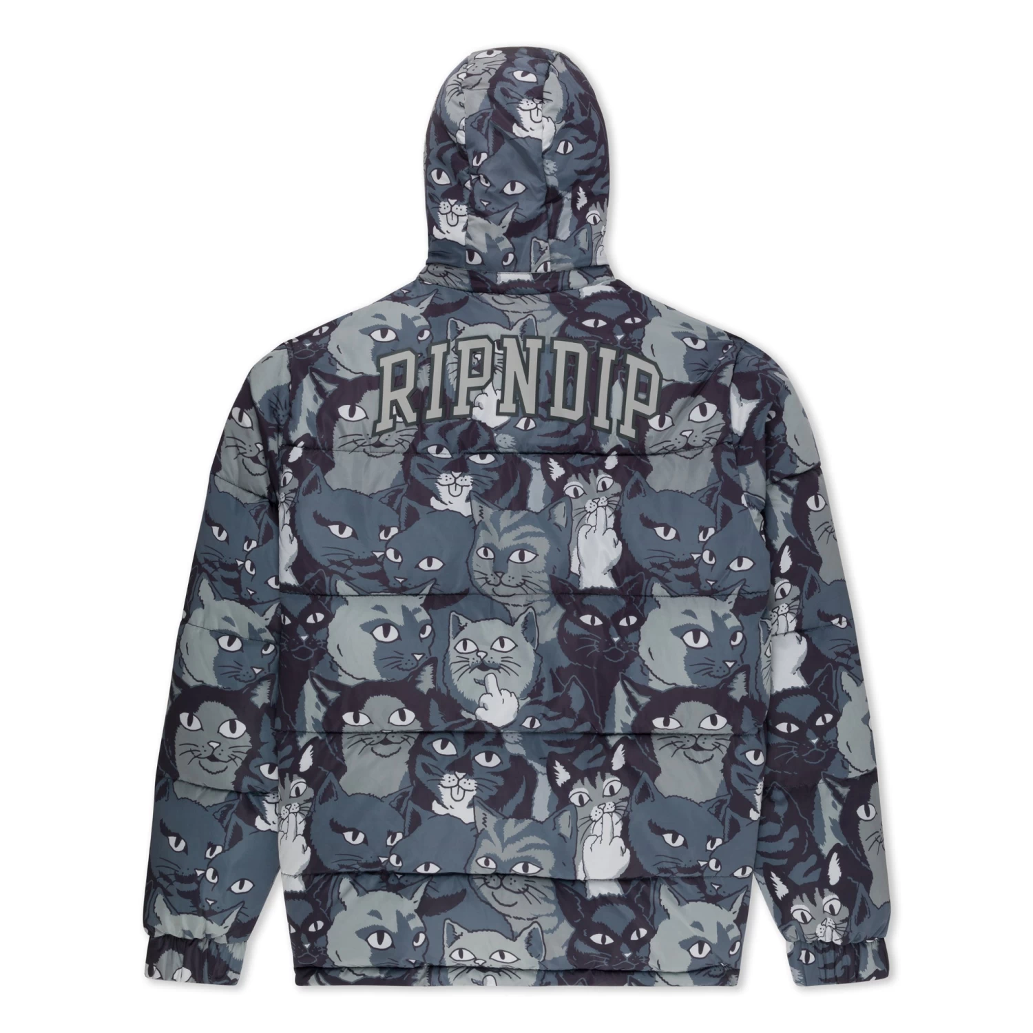 RIPNDIP Family Tree Puffer Jacket (Black) 2 RIPNDIP Family Tree Puffer Jacket (Black) - Image 2
