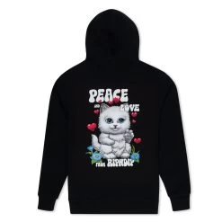 Peace Love Ripndip Hoodie (Black)