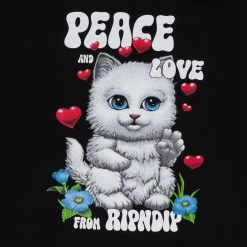 Peace Love Ripndip Hoodie (Black) -Urban Fashion Shop IMG 2930