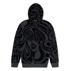 RIPNDIP Beautiful Fomo Mohair Hoodie (Black)