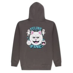 RIPNDIP Feline Fine Hoodie (Charcoal)