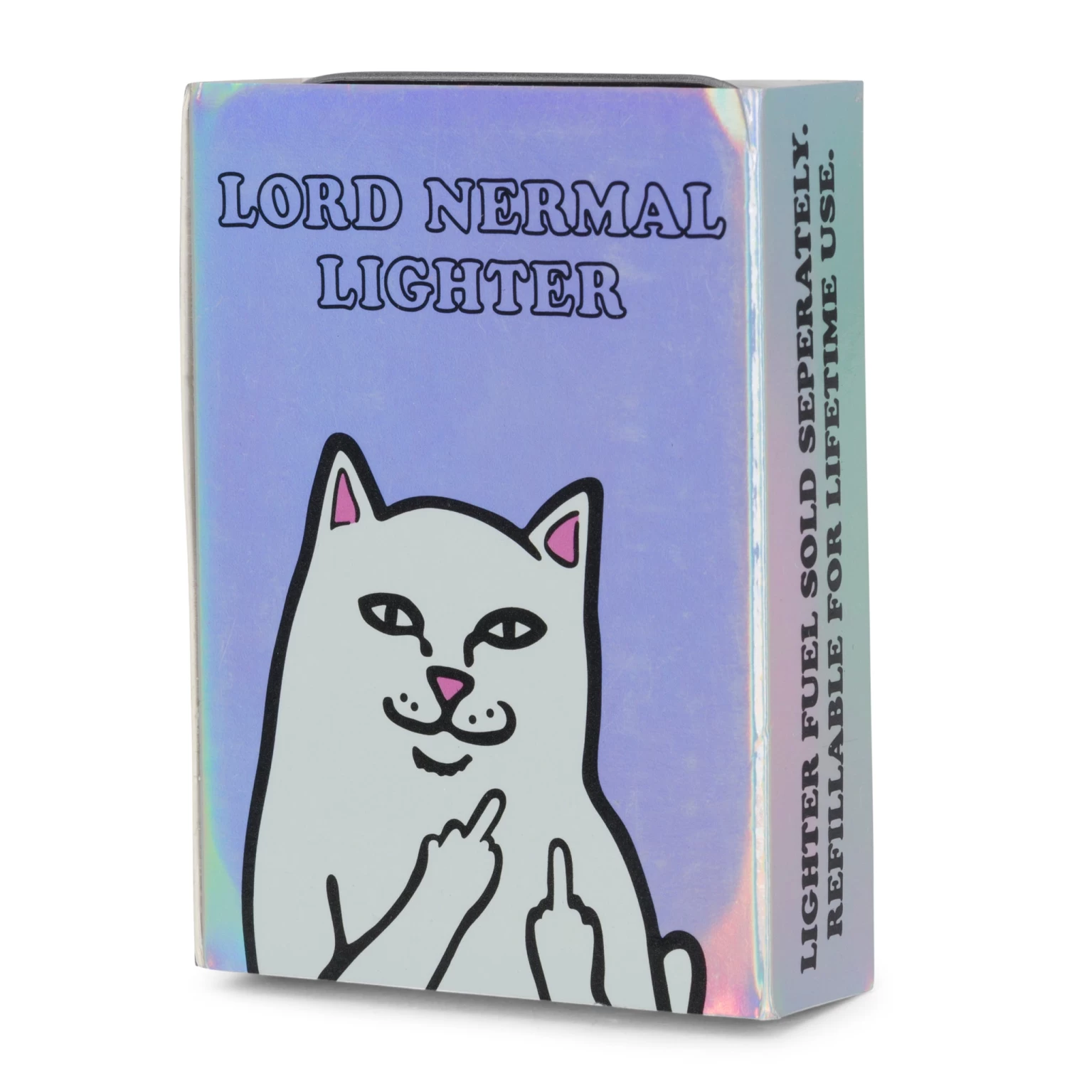 RIPNDIP Lord Nermal Lighter (Silver) 2 RIPNDIP Lord Nermal Lighter (Silver) - Image 2
