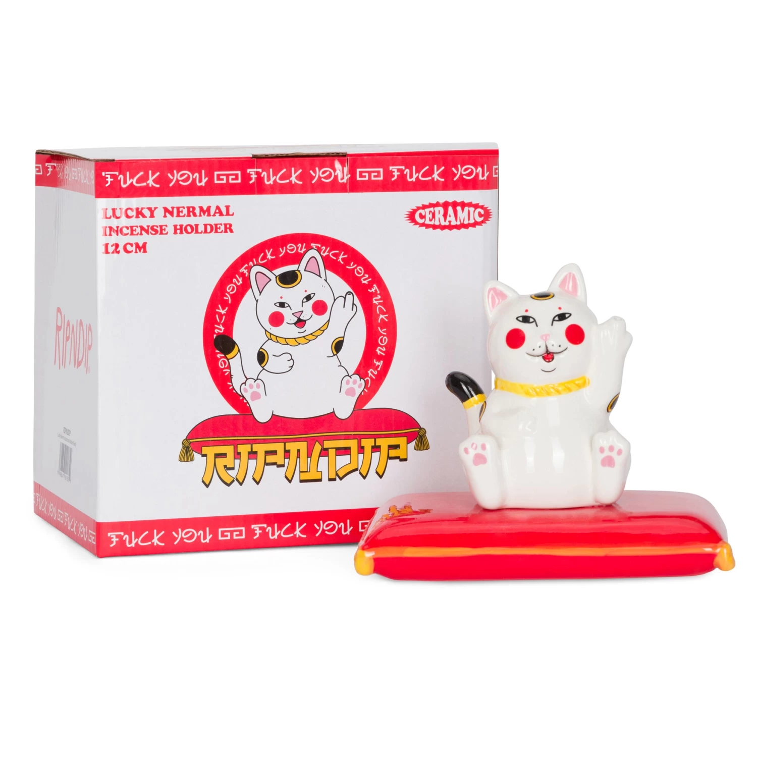 RIPNDIP Lucky Nerm Incense Holder (Red) 3 RIPNDIP Lucky Nerm Incense Holder (Red) - Image 3