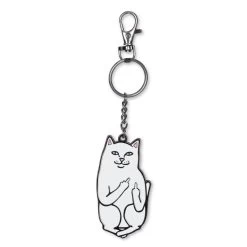 RIPNDIP Lord Nermal Keychain (White) -Urban Fashion Shop IMG 3402