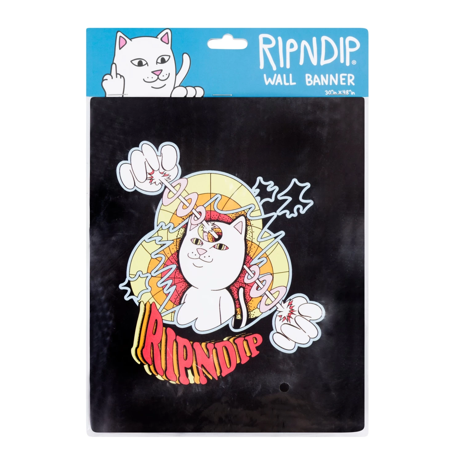 RIPNDIP Mind Control Banner (Black) 2 RIPNDIP Mind Control Banner (Black) - Image 2