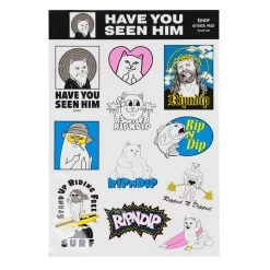 RIPNDIP Have You Seen Him Sticker Sheet (Multi)