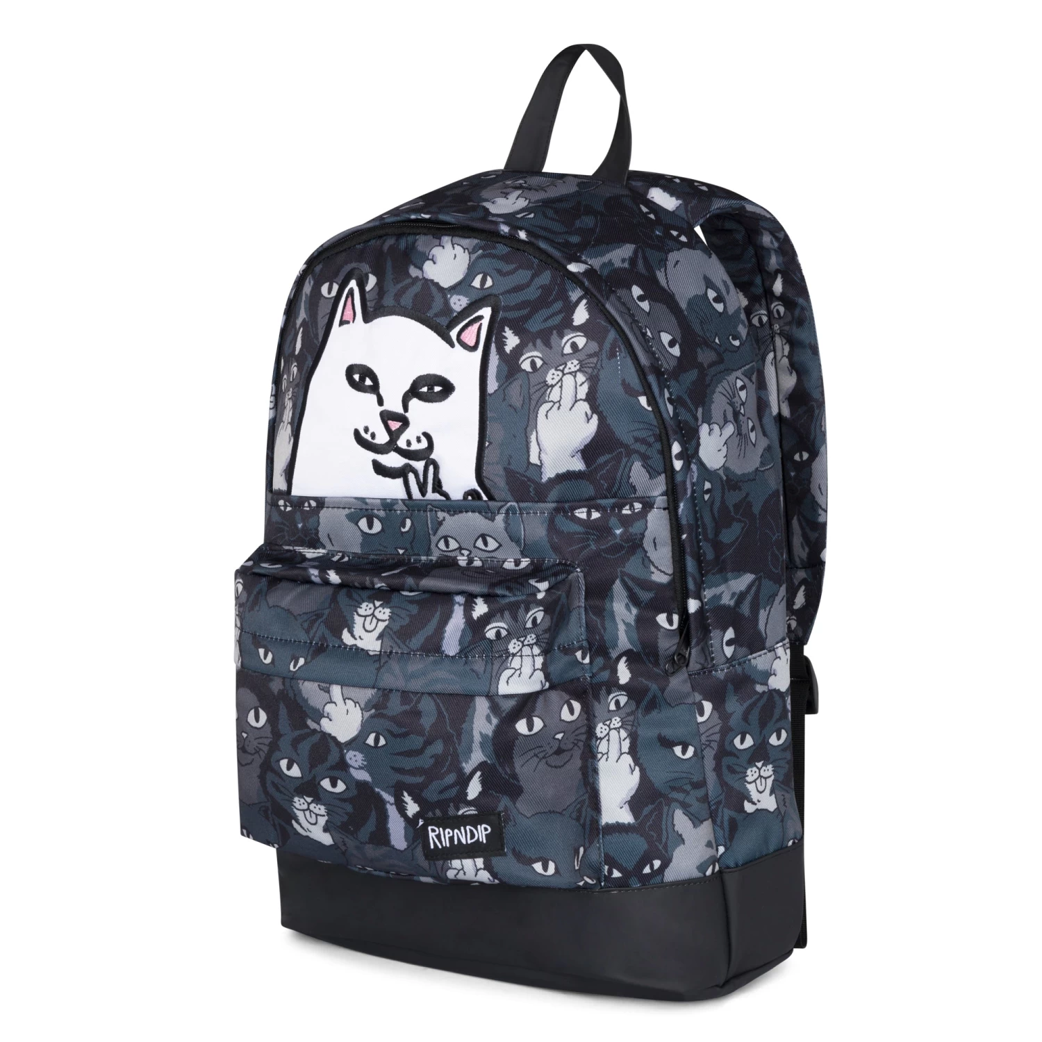RIPNDIP Lord Nermal Family Tree Backpack (Black) 2 RIPNDIP Lord Nermal Family Tree Backpack (Black) - Image 2