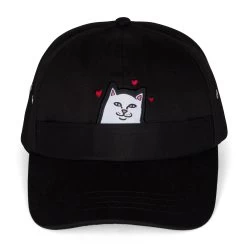 RIPNDIP Nermal Loves 6 Panel (Black) -Urban Fashion Shop IMG 3485