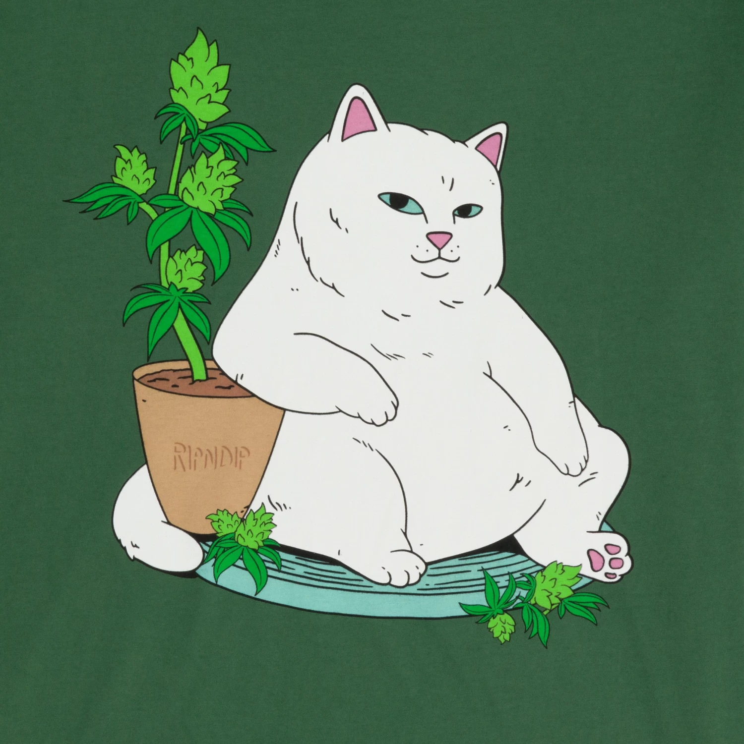 RIPNDIP Flower Boy Tee (Olive) 3 RIPNDIP Flower Boy Tee (Olive) - Image 3