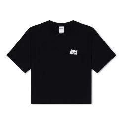 RIPNDIP Lord Nermal Cropped Pocket Tee (Black)