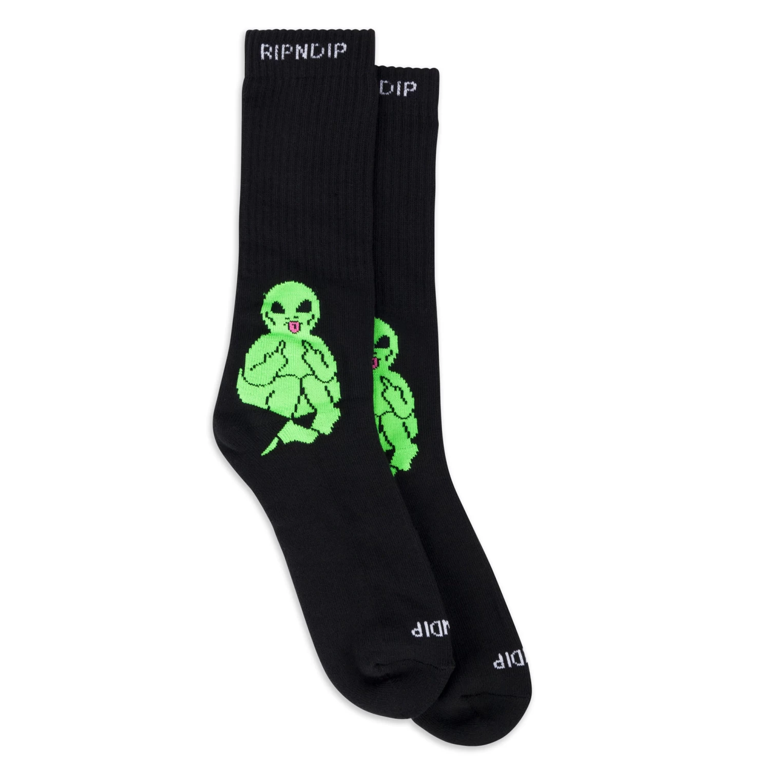 RIPNDIP Lord Alien Socks (Black) 1 RIPNDIP Lord Alien Socks (Black)