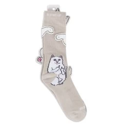 RIPNDIP Lord Nermal Socks (Warm Gray) -Urban Fashion Shop IMG 4055