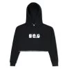 RIPNDIP Shroom Diet Cropped Hoodie (Black)