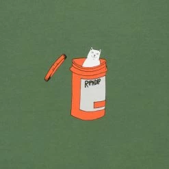 RIPNDIP Nermal Pills Long Sleeve (Olive) 6 RIPNDIP Nermal Pills Long Sleeve (Olive) -Urban Fashion Shop IMG 4103