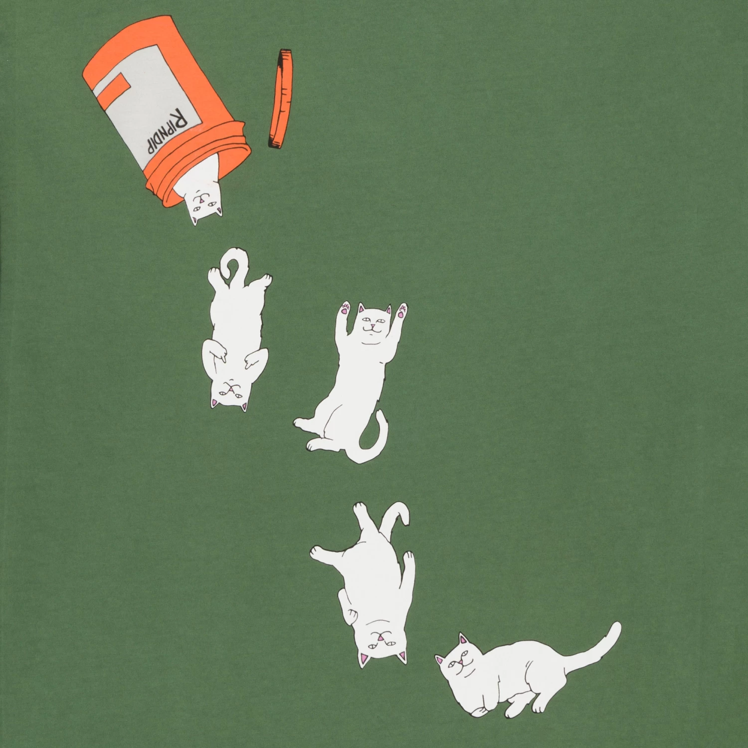 RIPNDIP Nermal Pills Long Sleeve (Olive) 4 RIPNDIP Nermal Pills Long Sleeve (Olive) - Image 4