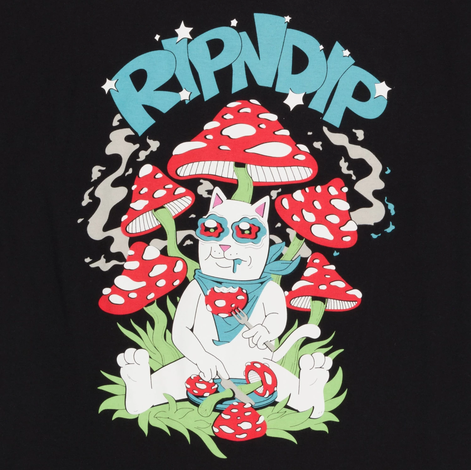 RIPNDIP Shroom Buffet Tee (Black) 4 RIPNDIP Shroom Buffet Tee (Black) - Image 4