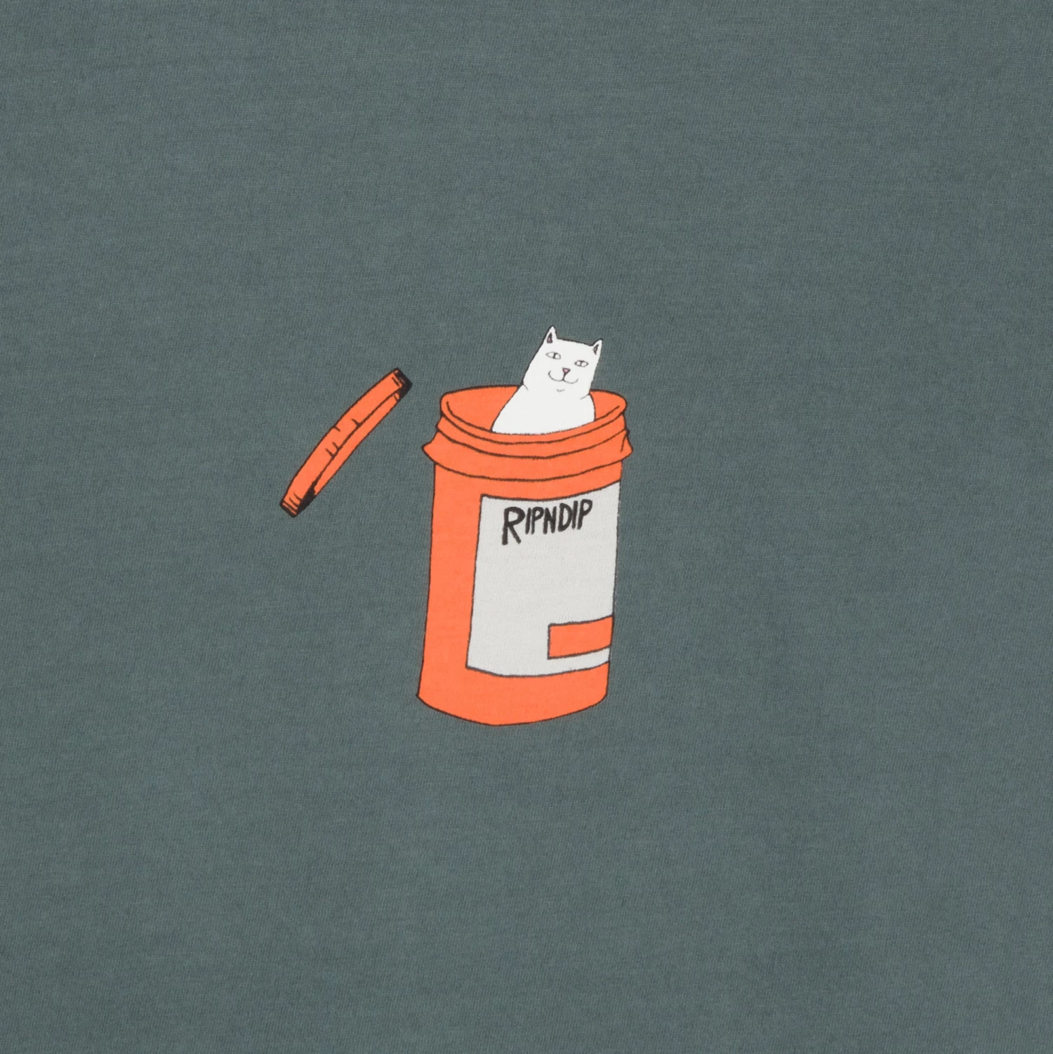 RIPNDIP Nermal Pills Tee (Charcoal) 3 RIPNDIP Nermal Pills Tee (Charcoal) - Image 3