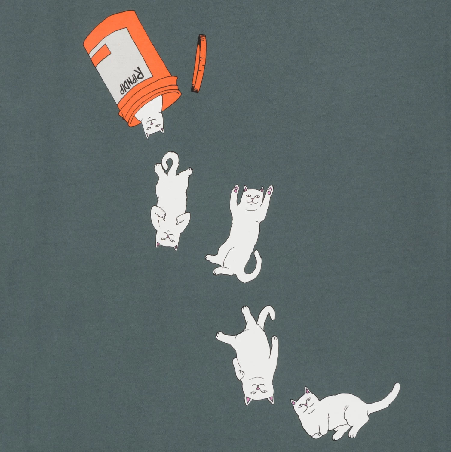 RIPNDIP Nermal Pills Tee (Charcoal) 4 RIPNDIP Nermal Pills Tee (Charcoal) - Image 4