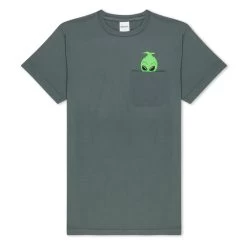 RIPNDIP Bah Humbug Pocket Tee (Charcoal)