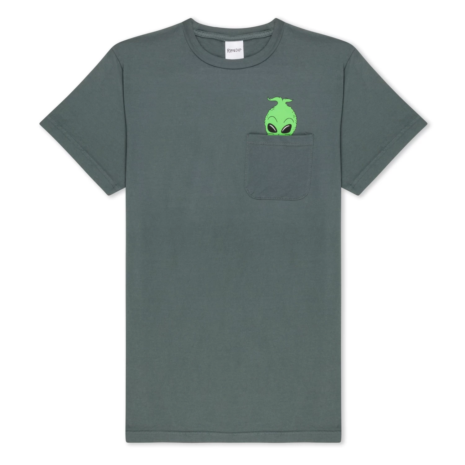 RIPNDIP Bah Humbug Pocket Tee (Charcoal) 1 RIPNDIP Bah Humbug Pocket Tee (Charcoal)