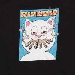 RIPNDIP Blunt Face Tee (Black) -Urban Fashion Shop IMG 4182