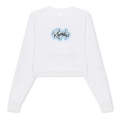 RIPNDIP In Loving Memory Cropped Long Sleeve (White)