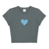 RIPNDIP Ripnlove Cropped Baby Tee (Charcoal)